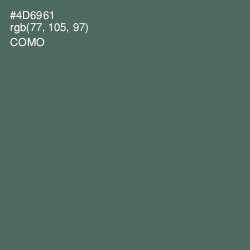 #4D6961 - Como Color Image