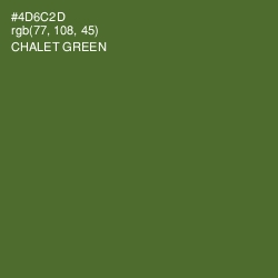 #4D6C2D - Chalet Green Color Image