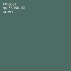 #4D6C63 - Como Color Image