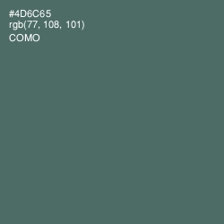 #4D6C65 - Como Color Image