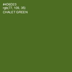 #4D6D23 - Chalet Green Color Image