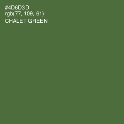 #4D6D3D - Chalet Green Color Image