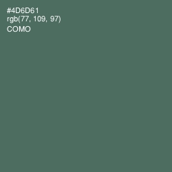 #4D6D61 - Como Color Image