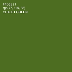 #4D6E21 - Chalet Green Color Image