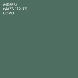 #4D6E61 - Como Color Image