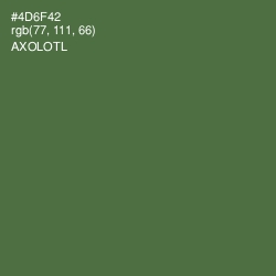 #4D6F42 - Axolotl Color Image