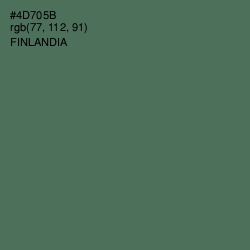 #4D705B - Finlandia Color Image