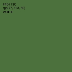 #4D713C - Chalet Green Color Image