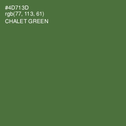 #4D713D - Chalet Green Color Image