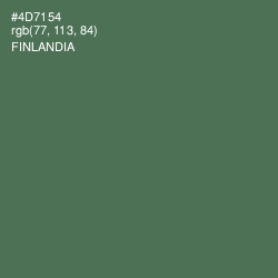 #4D7154 - Finlandia Color Image