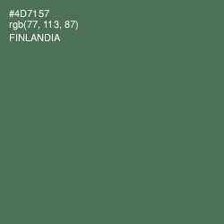 #4D7157 - Finlandia Color Image