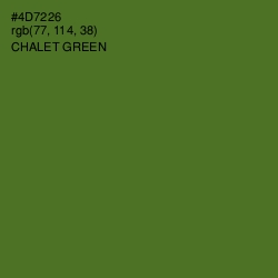 #4D7226 - Chalet Green Color Image