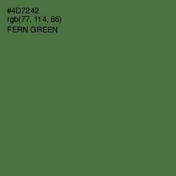 #4D7242 - Fern Green Color Image