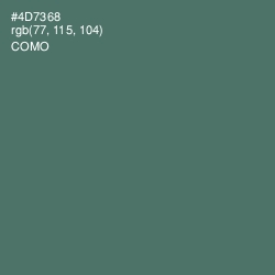 #4D7368 - Como Color Image