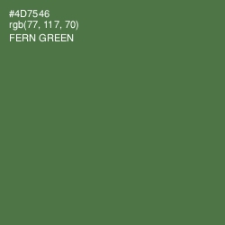 #4D7546 - Fern Green Color Image