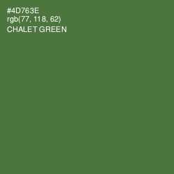 #4D763E - Chalet Green Color Image