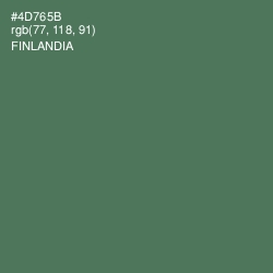 #4D765B - Finlandia Color Image