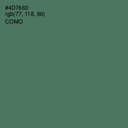 #4D7660 - Como Color Image