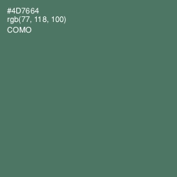#4D7664 - Como Color Image