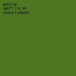 #4D7722 - Chalet Green Color Image