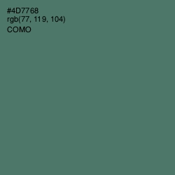 #4D7768 - Como Color Image