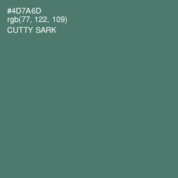 #4D7A6D - Cutty Sark Color Image