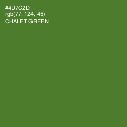 #4D7C2D - Chalet Green Color Image