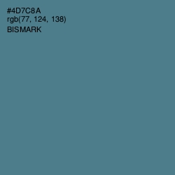 #4D7C8A - Bismark Color Image