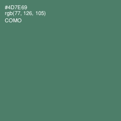 #4D7E69 - Como Color Image