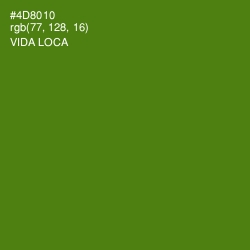 #4D8010 - Vida Loca Color Image