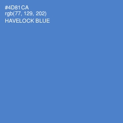 #4D81CA - Havelock Blue Color Image