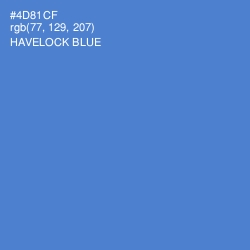 #4D81CF - Havelock Blue Color Image