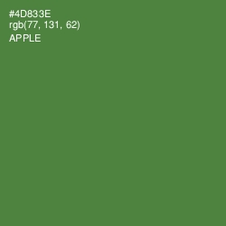 #4D833E - Apple Color Image