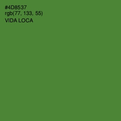 #4D8537 - Vida Loca Color Image