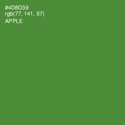 #4D8D39 - Apple Color Image