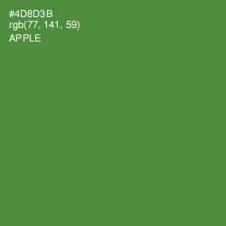 #4D8D3B - Apple Color Image