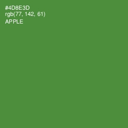 #4D8E3D - Apple Color Image