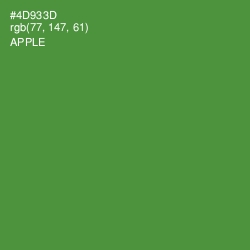 #4D933D - Apple Color Image