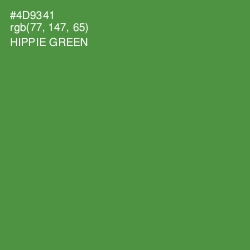 #4D9341 - Hippie Green Color Image