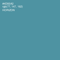 #4D93A2 - Horizon Color Image