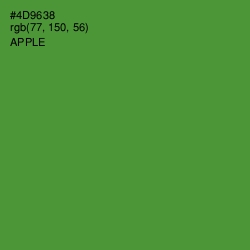 #4D9638 - Apple Color Image