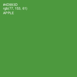 #4D993D - Apple Color Image