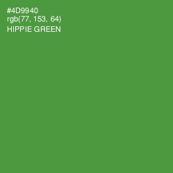 #4D9940 - Hippie Green Color Image