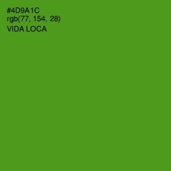 #4D9A1C - Vida Loca Color Image