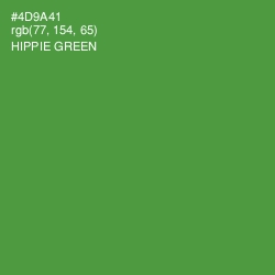 #4D9A41 - Hippie Green Color Image