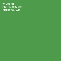 #4D9B4B - Fruit Salad Color Image