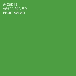 #4D9D43 - Fruit Salad Color Image