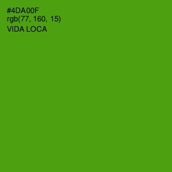 #4DA00F - Vida Loca Color Image