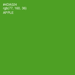 #4DA024 - Apple Color Image