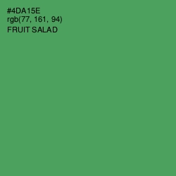 #4DA15E - Fruit Salad Color Image